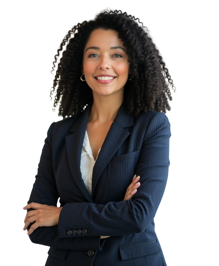 Jacqueline Martinez is standing with arms crossed Jacqueline Martinez is standing with arms crossed